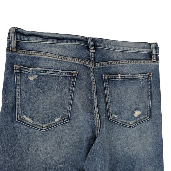 EUC Silver Jeans Womens W30/L27 Vintage Ankle Straight Distressed Raw Hem - Picture 5 of 13